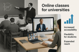 مزایای کلاس آنلاین برای دانشجویان